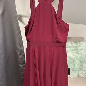 Lulu’s Burgundy Sleeveless Dress